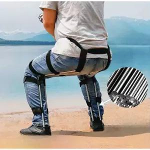 야외 낚시 입는 체어 웨이팅 서서 등산 공장 대기 착용형