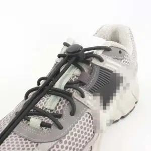 블랙 색상 신발끈 조절 가능한 등산 운동화 끈