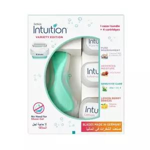 쉬크 인튜이션 그린 기획팩 면도기1 + 면도날4입