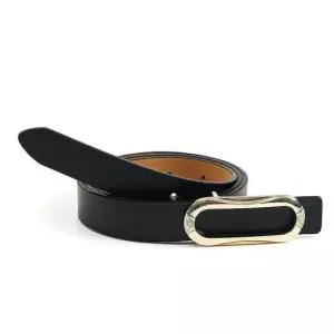 여성 소가죽 벨트 블랙 패션 캐주얼 바지 슬랙스 정장