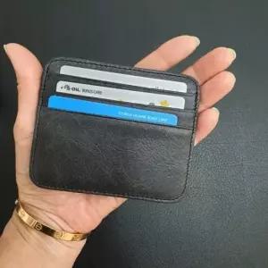 명품 소가죽 남성 카드지갑 여자 선물 가죽 남친 지갑 심플 가죽카드지갑 슬롯 세련된