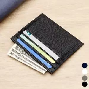 슬림형 가죽 카드지갑 포켓 남성 카드홀더 소가죽지갑 카드홀더 포켓카드지갑