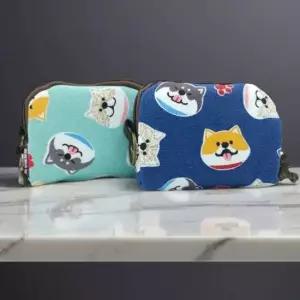 시바 동전지갑 미니 파우치 여행용 귀여운 휴대용지갑 미니지갑 동전지갑 동전파우치