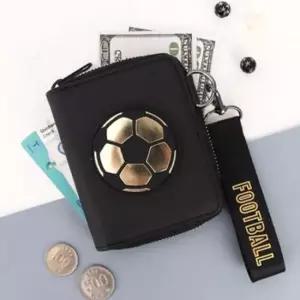 축구 스트랩 지갑 남성 슬림 소가죽 키링 캐릭터지갑 캐릭터파우치 초등학생파우치