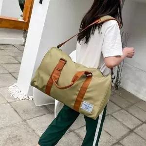 스트랩 보스턴백 여성 데일리 가벼운 통근용 가죽 패션가방 보스턴백 여행가방 트래블백