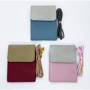 아기 토들러 아코디언 목걸이 지갑 여아 어린이 슬림 목걸이지갑 목걸이카드 미니지갑