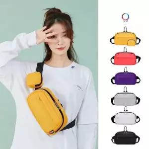 웨이스트백 힙색 남녀공용 허리 힙색 가방 여행 핸드폰가방 휴대폰가방 허리색 바디백
