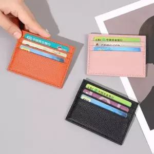 선택 폭 넓은 학생용 명함지갑 대학생 얇은 카드 지갑 남성지갑 가죽카드지갑 작은지갑