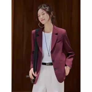 여친 캐주얼 상의 봄가을 트임 정장 아이템 뒤 정장자켓 코트 트렌디 HT3