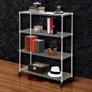 경량랙 조립식 앵글 900 4단 팬트리 모듈 철제 선반 앵글 메탈선반 베란다수납장 철제선반