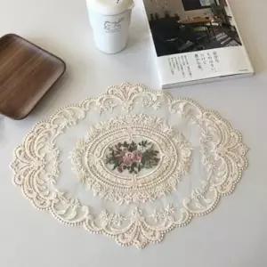 은플 프렌치 레이스 테이블보 테이블 예쁜테이블보 매 테이블보 예쁜테이블보