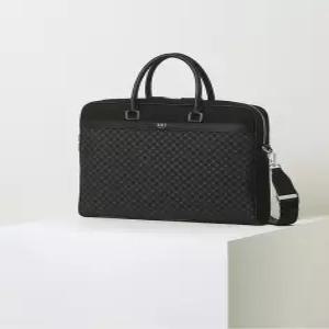 닥스 액세서리 26FW [서류가방(15인치 노트북 수납가능)][LOUIS HILL][루이스 힐] 블랙 DD 패턴 나일론 DB
