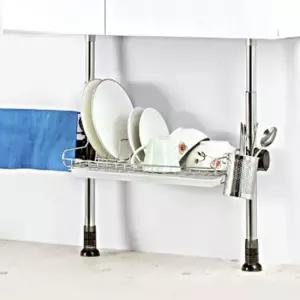 부착식 식기 건조대 정리대 1단 기둥식 싱크대 선반 다용도선반 싱크대건조대 그릇정리대