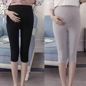 오너클랜 블랙그레이 임산부 7부레깅스 2종1세트 M-XXL) 204848 임산부레깅스 임산부여름레깅스