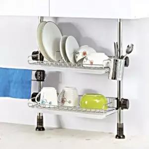 부착식 식기 건조대 정리대 400 기둥식 싱크대 선반 다용도선반 싱크대건조대 그릇정리대