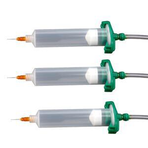 공업용 대용량 주사바늘 대형주사기 더블 잉크충전 공업용주사기 급유기 200cc
