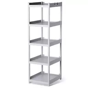 시스맥스 5단 선반 쿨그레이 마이룸 수납 의류 신발 조립식선반 다용도수납함 5단선반