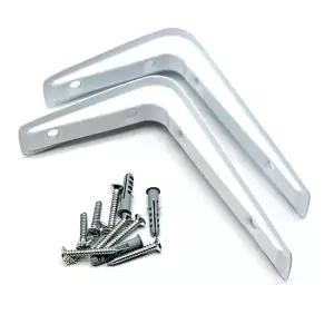 코텍 선반받침대 벽걸이 선반대 ㄱ 브라켓 소 2P 까치발 꺽쇠 가구 DIY 까치발 벅걸이 곡쇠