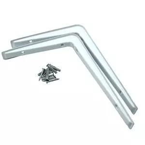 코텍 선반받침대 선반대 지지대 ㄱ 브라켓 대 2P 곡쇠 까치발 부자재 DIY 벅걸이 곡쇠