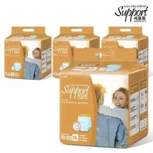 [셀러허브]서포트 성인용 기저귀 팬티 남녀공용 특대형 10매x4팩 (S36194161)
