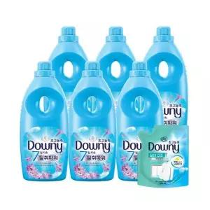 [셀러허브]다우니 탈취파워 레몬그라스와 라일락 초고농축 섬유유연제 본품/1L 6개 (S36194246)