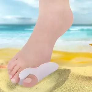 엄지발가락 교정 벌림 실리콘링 2P 보행 발편한 통증완화 워킹