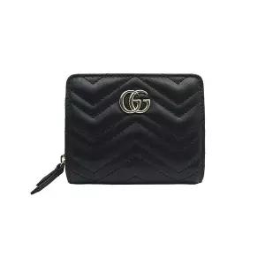 [구찌] GG 마몽 미니 집 지갑 블랙 813370 DTDHD 1000