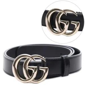 [구찌]25FW 여성 GG 마몽 슬림 벨트 (625839 0AAA5 1000 25F)