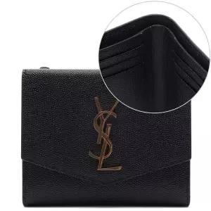 [입생로랑]25FW 여성 업타운 컴팩트 반지갑 (582296 1GF0J 1000 25F)