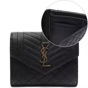 [입생로랑]25SS 여성 모노그램 마틀라세 엔벨로프 반지갑 (651028 B