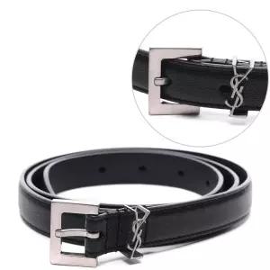 [입생로랑]24FW 남성 모노그램 씬 벨트 (612616 BRM0E 1000 24F)