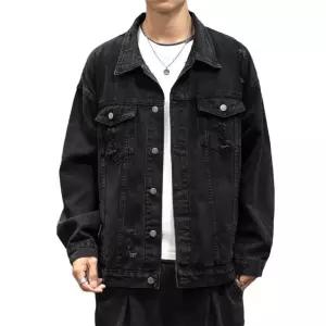 남사친 청 루즈핏 찢어진점퍼 청자켓 코트 봄가을 개성있는 자켓 빅사이즈 원픽1