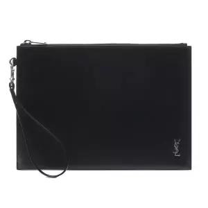 [입생로랑]25FW 남성 모노그램 클러치백 (683827 1JB0E 1000 25F)