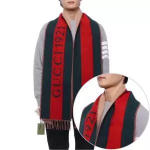 [구찌]24SS 남성 웹 자카드 울 머플러 (765626 4G200 3179 24S)