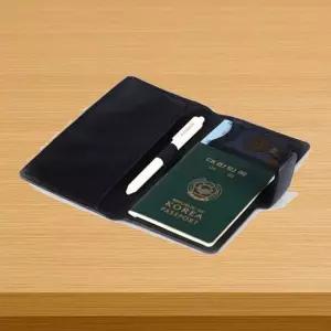 프로디아 소가죽 여권지갑 장지갑 커플월렛