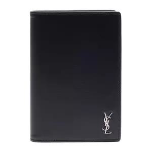 [입생로랑]22SS 남성 모노그램 은장로고 여권지갑 (607659_1JB0E_1000_