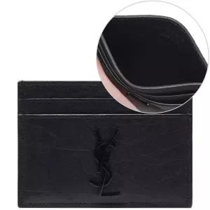 [입생로랑]23SS 남성 크로커다일 엠보싱 카드지갑 (485631 C9H0U 1000