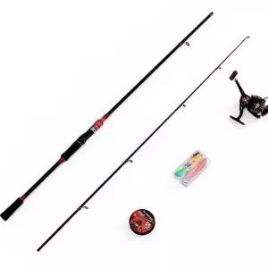 2.1m 릴 낚시대 세트 루어낚싯대세트 스피닝릴 스피닝릴