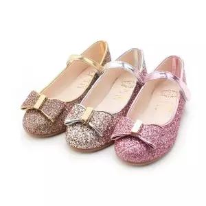 [바나나팜스][바나나팜스]주니어 여아플렛슈즈 돌가루나비리본 구두(az)