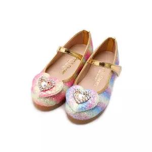 [바나나팜스][바나나팜스]led여아구두 p하트 라이팅 플렛슈즈(pt)