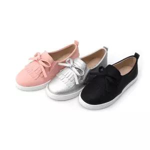 [바나나팜스][바나나팜스]주니어 아동화 m프린지 리본 단화-220mm(pt)