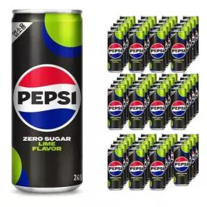 펩시콜라 롯데 제로슈거 라임 업소용 245mlx60캔