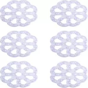 케니 KN61549 욕실 샤워기 내부에 사용할 수 있는 흡입 컵이 비닐 욕조 트레드 5인치 L x W 투명