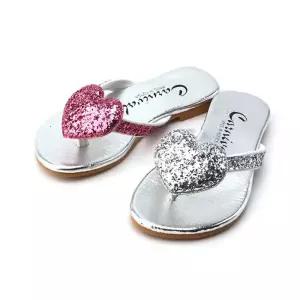 [바나나팜스][바나나팜스]주니어 여아 슬리퍼  ca하트 조리-220mm(pt)