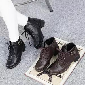 [바나나팜스][바나나팜스]주니어 성인 앵클부츠 라베 굽 워커-250mm(cs)