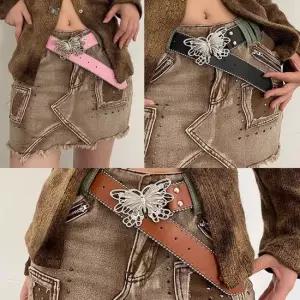 플라엔티벨트 나비 포인트 유니크 여성 허리띠 여성벨트 벨트 캐주얼 패션잡화 비조벨트