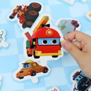 남아 목욕 물놀이 퍼즐형 구조대 스티커 아기장난감