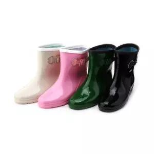 [바나나팜스][바나나팜스]주니어 성인 레인부츠 버클유광 반장화-255mm(jh)