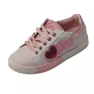 [바니플랫키즈]바니키즈 아동 제니퍼 와펜 스니커즈 화이트 운동화