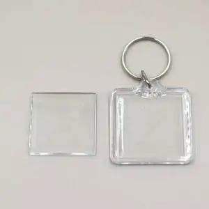 아크릴 액자 열쇠고리 정사각형 증명사진홀더 증사홀더